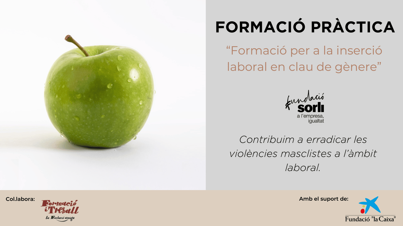 Formació per a la inserció laboral en clau de gènere