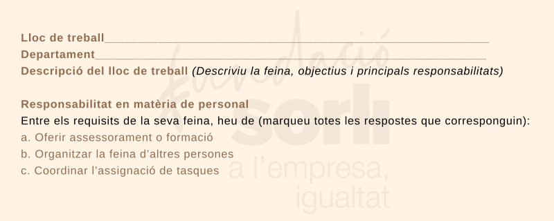 Com s’ha de fer una valoració dels llocs de treball amb perspectiva de gènere2